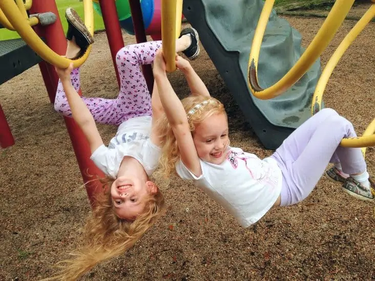 Kids having fun outdoor.